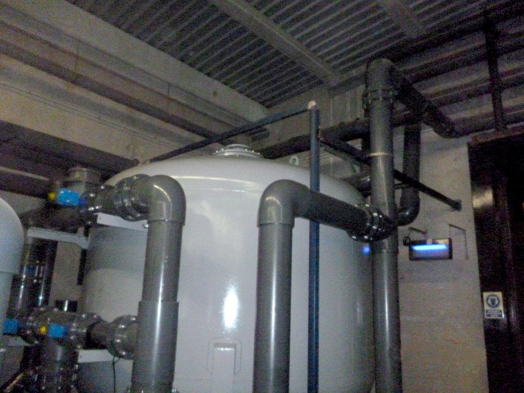 Limpieza: Equipo de filtración